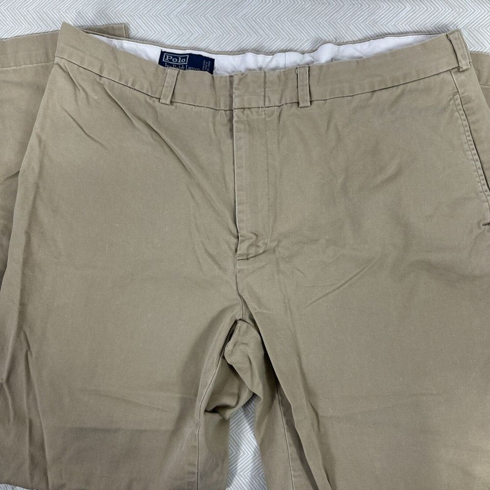 Polo Ralph Lauren Khaki Pants Men's 38x32 Vintage Chino Straight Leg Classic